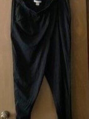 Black elastic waist Pants